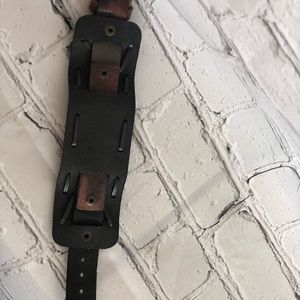 Accessories - Men’s Brown Braided cuff watch Accessories - Men’s Brown Braided cuff watch
